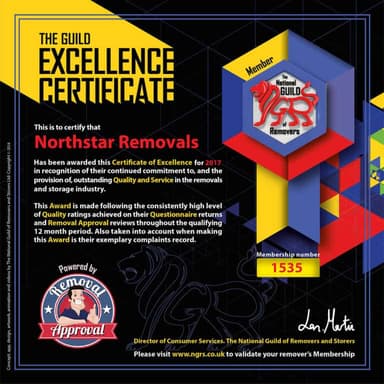 Excellence Certificate 2017