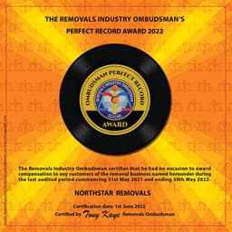 Award certificate