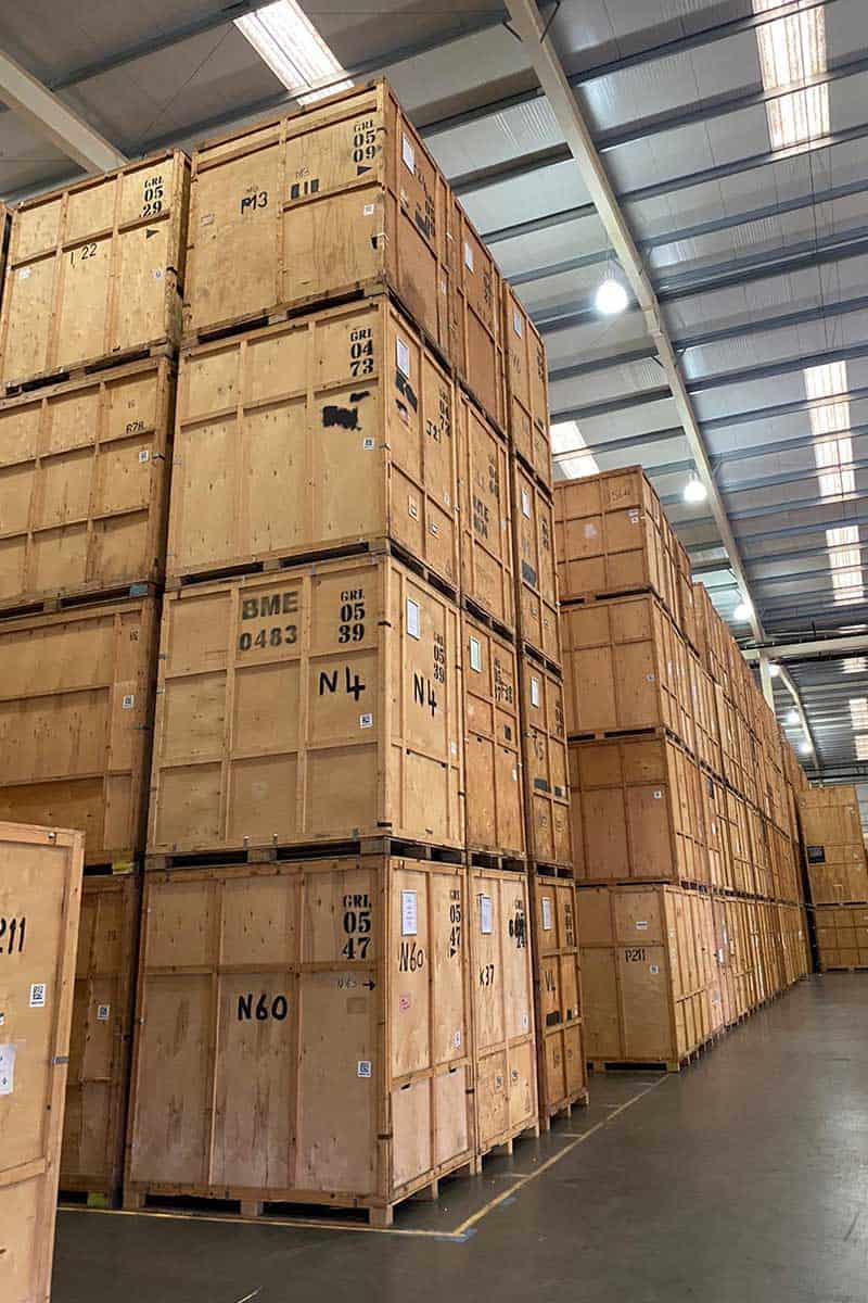 Containerised storage units
